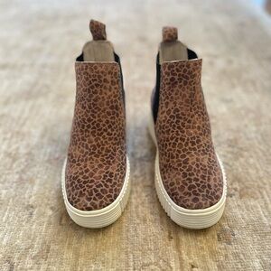 Dolce Vita Leopard Print Ankle Booties